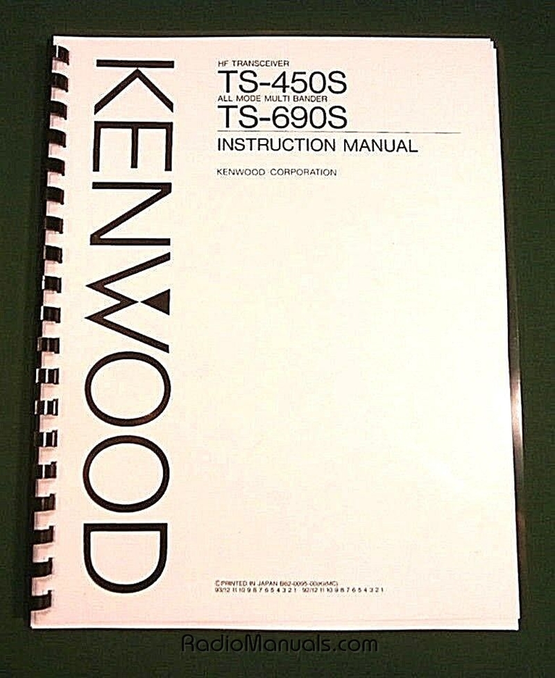 Kenwood TS-450S / TS-690S Instruction Manual